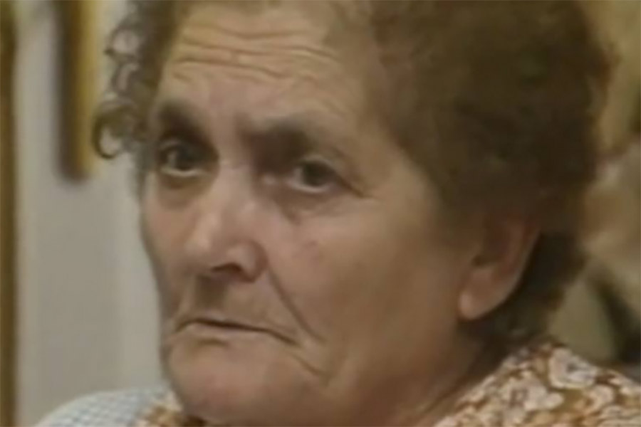 La madre de RodrÃ­guez Vega, durante una sesiÃ³n del juicio contra su hijo