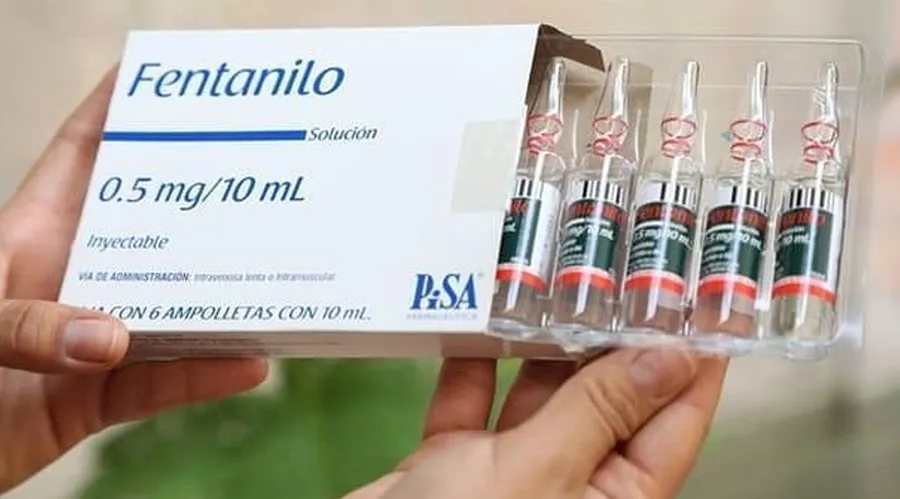 caja de viales de fentanilo